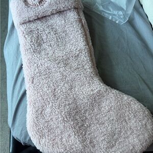 PINK Victoria's Secret Blush Sherpa Stocking